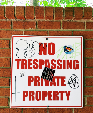 Acrylic Sign Mounting Structure